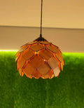Lotus wooden hanging lamp light for home kitchen & bedroom