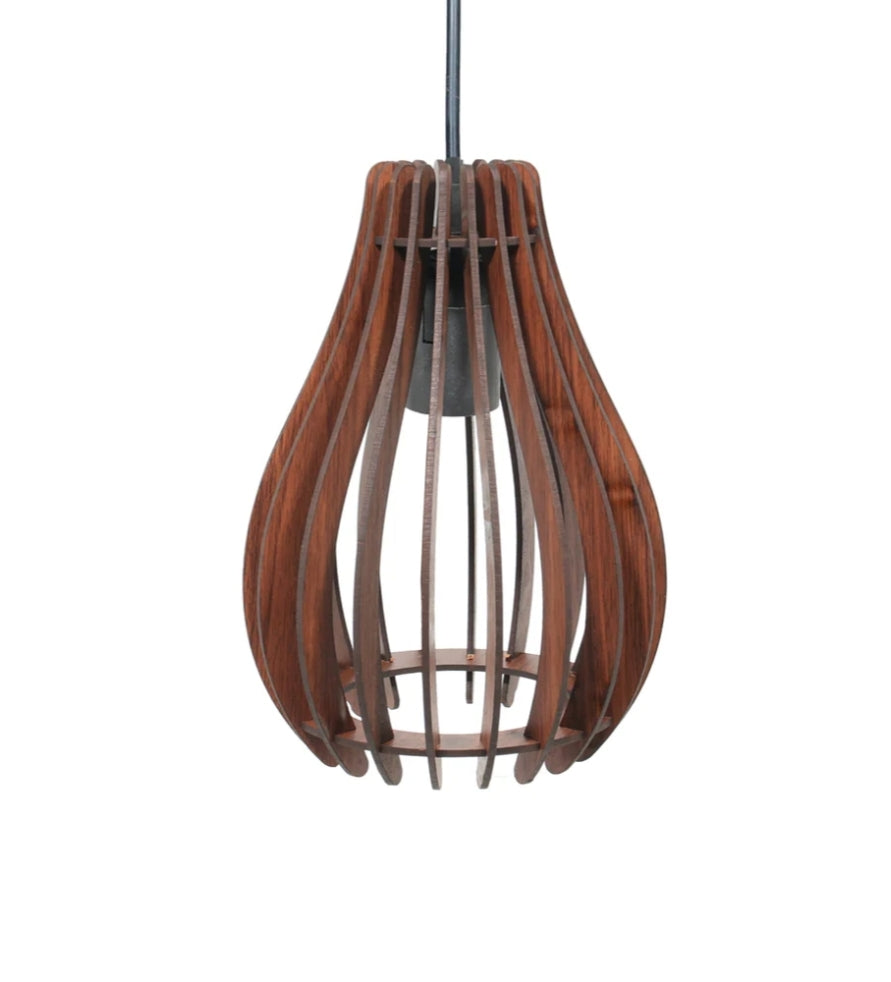 New wooden hanging light