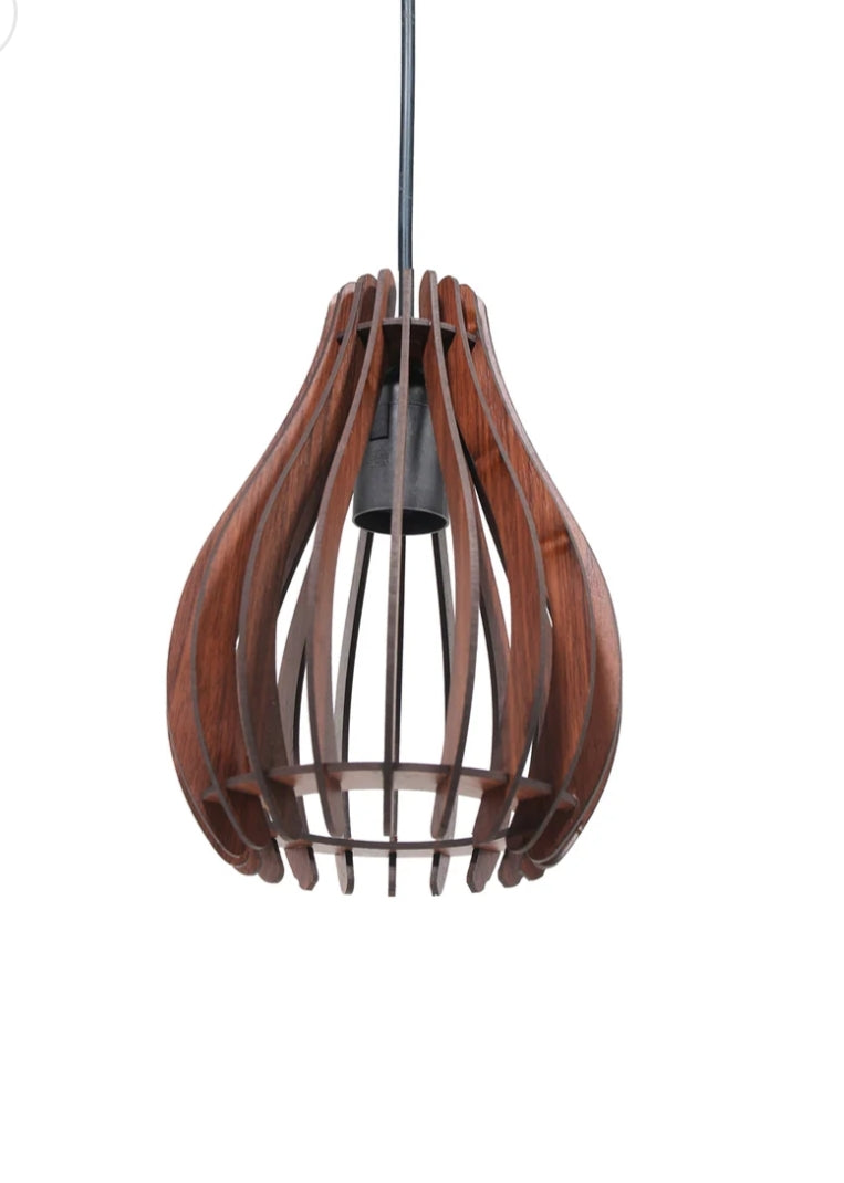 New wooden hanging light