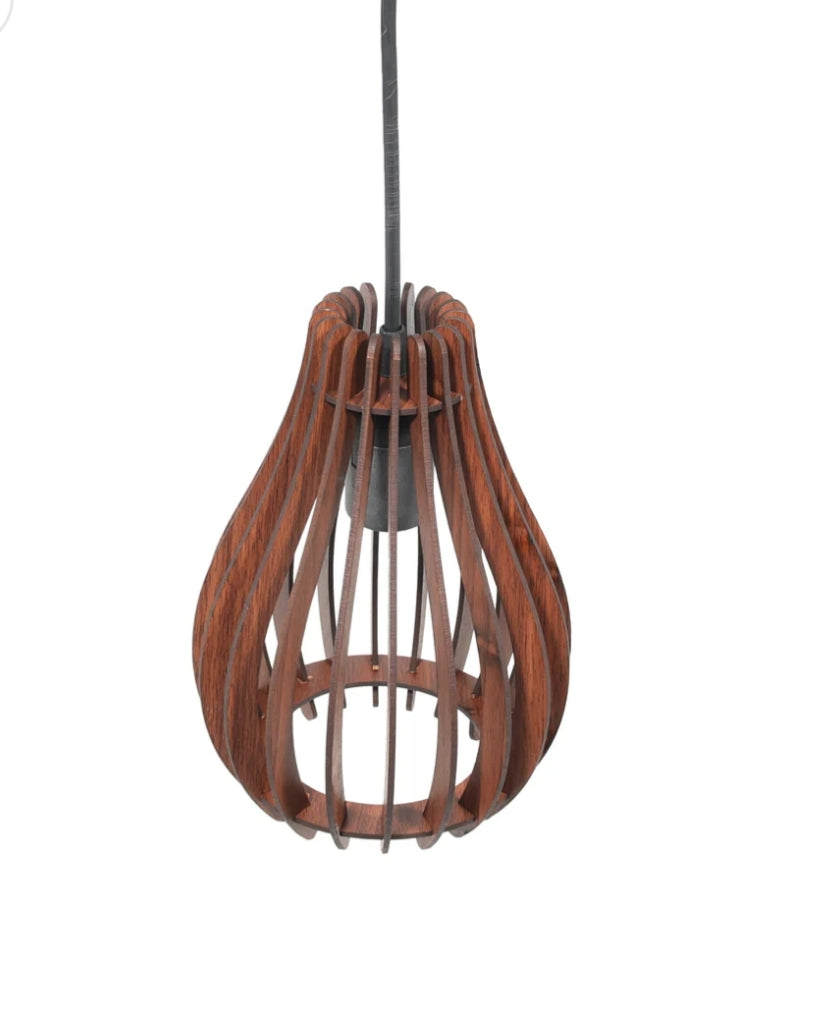 New wooden hanging light