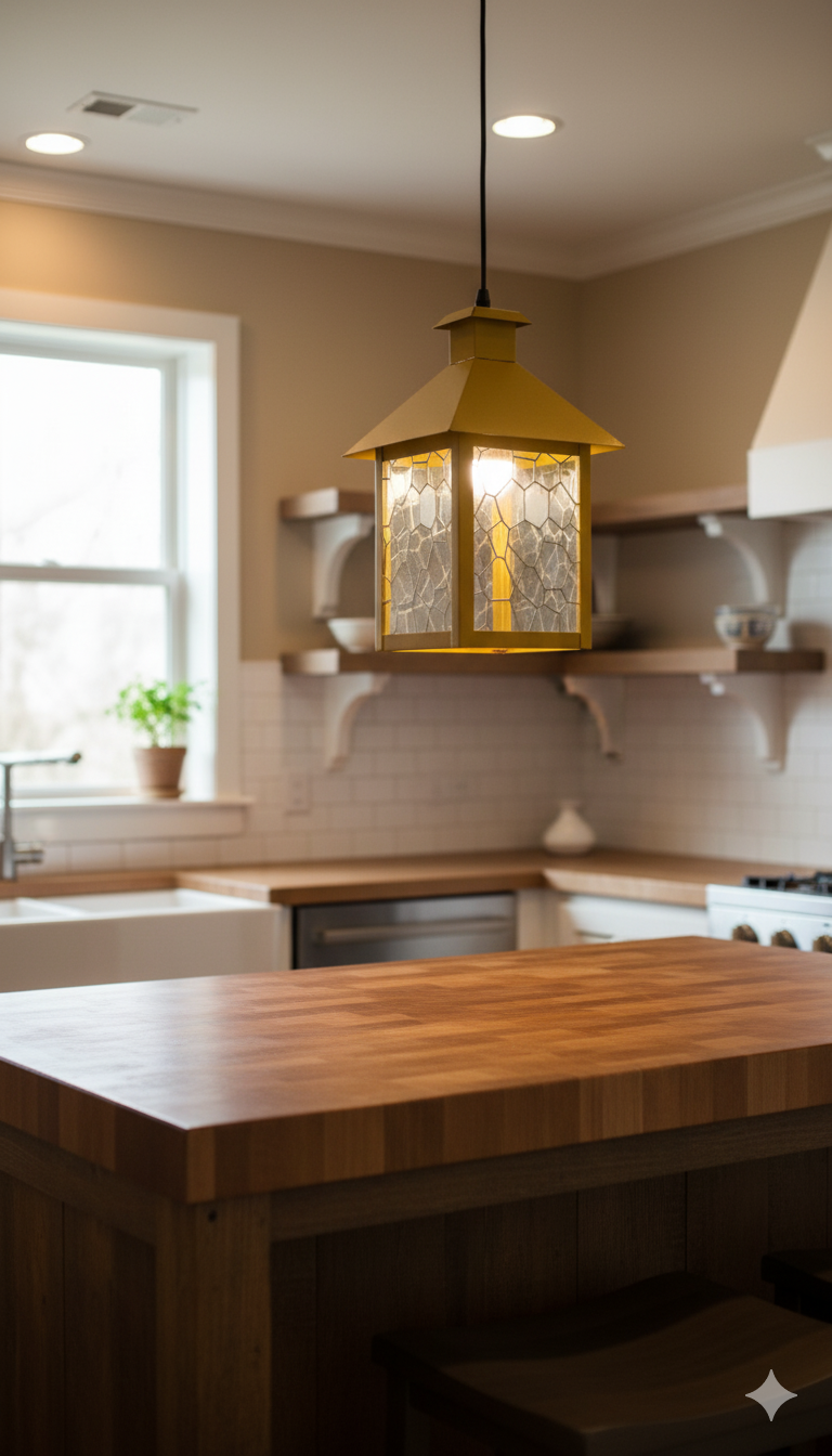 Golden hut for home kitchen & restaurant cafe