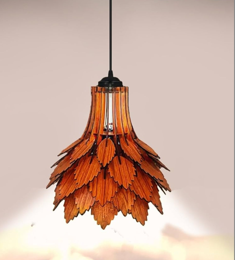 New leaf shuttle hanging light