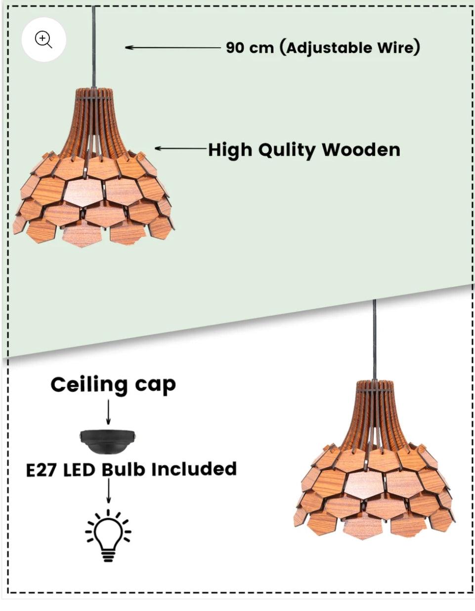 Shuttle wooden hanging