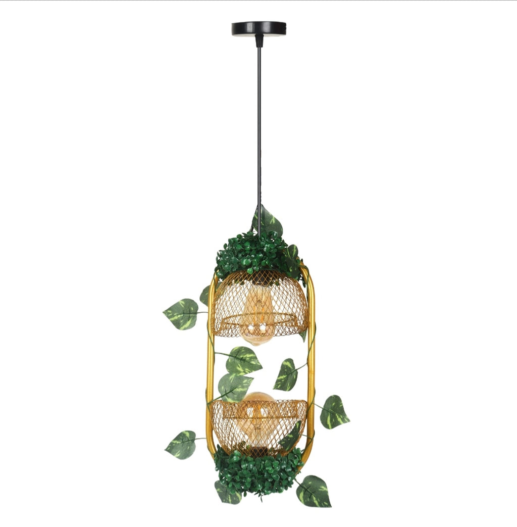 New Double Light Capsule Hanging Light Fixture Suitable for Home, Kitchen, Bedroom, Cafe, and Restaurant